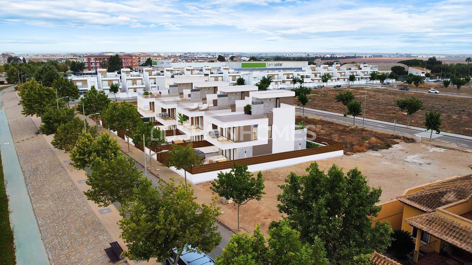 Huvila Pilar de la Horadada, Alicante, Espanja 3 makuuhuonetta, 213 m2 No. 164363