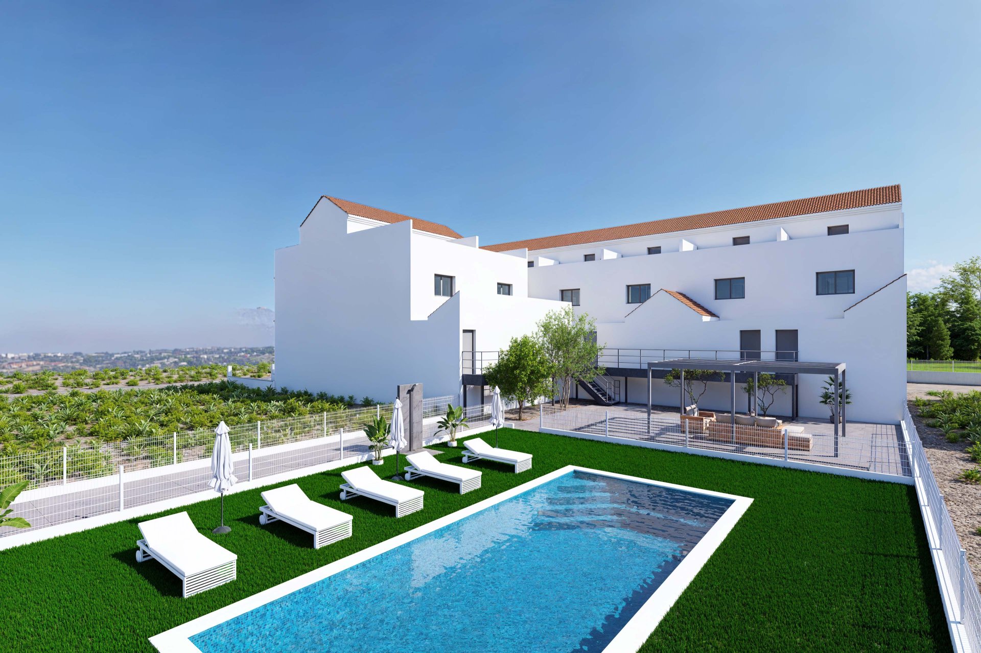 Villetta a schiera a Rafal, Alicante, Spagna 4 camere da letto, 212 mq. N° 163439