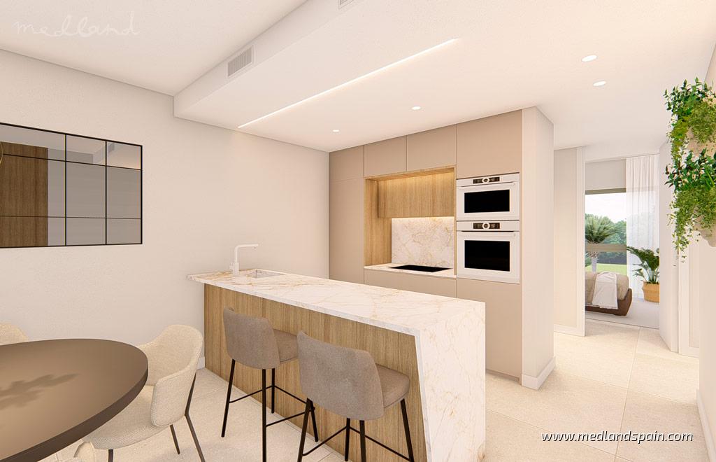 Apartamento en Los Alcázares, Murcia, España 2 dormitorios, 70 m2 No. 160566
