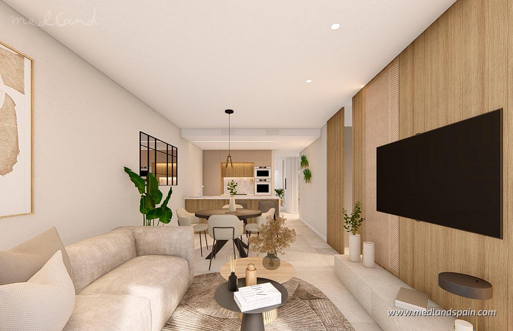 Apartamento en Los Alcázares, Murcia, España 2 dormitorios, 70 m2 No. 160566