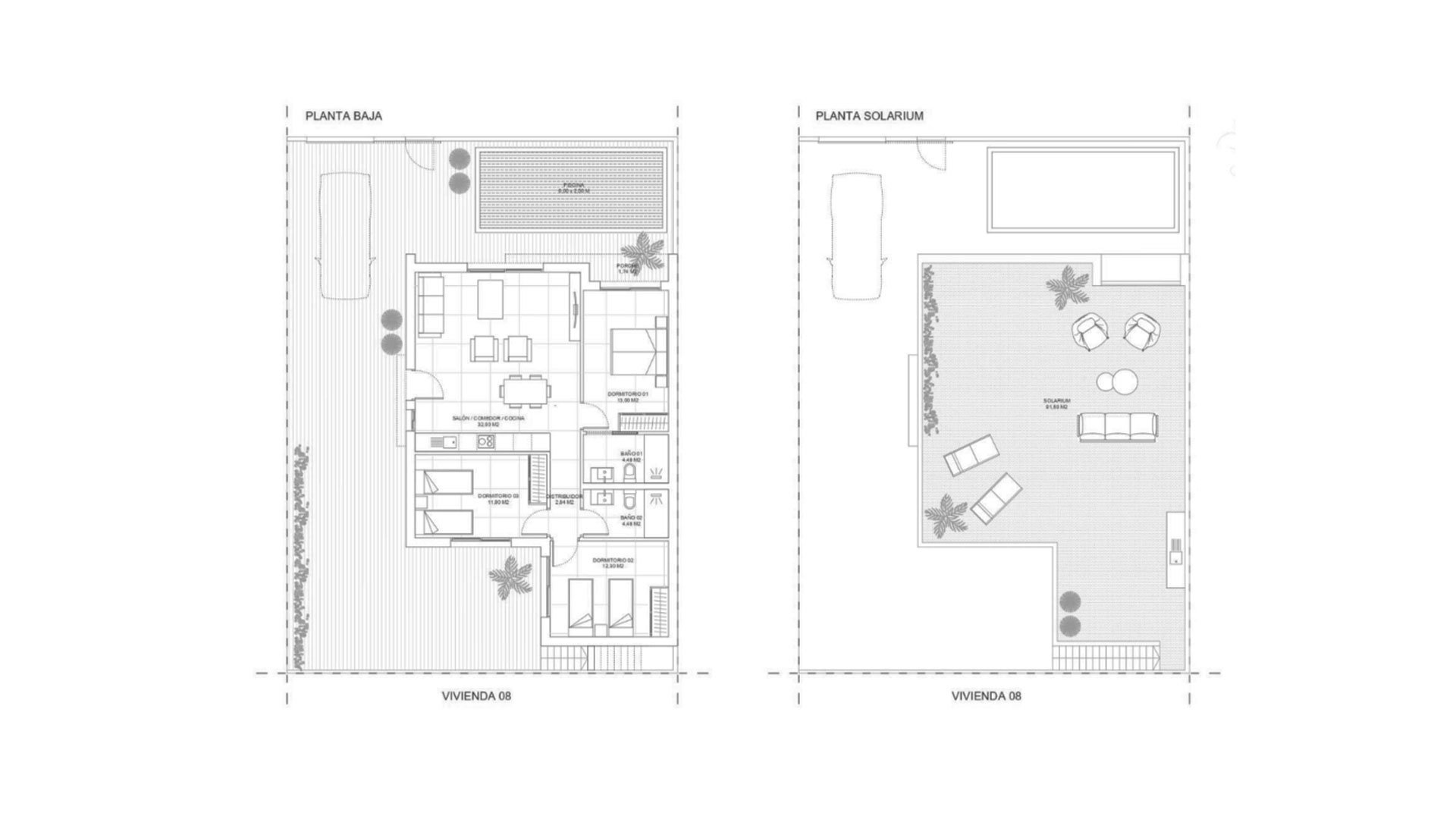 Villa in Residencial Breathe III, Murcia, Spain 3 bedrooms, 96.32 sq.m. No. 148442