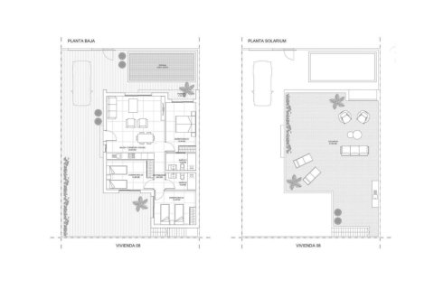 Layout 3 bedrooms, 96.32 sq.m. in Breathe III in Balsicas, Murcia. Spain No.148773