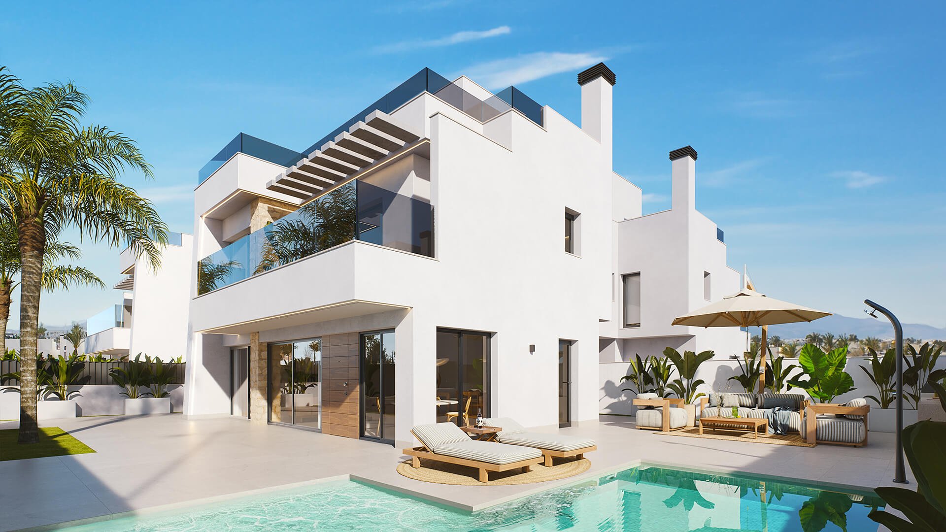Villa in Santa Rosalia, Torre-Pacheco, Murcia, Spain 4 bedrooms, 148 sq.m. No. 154926