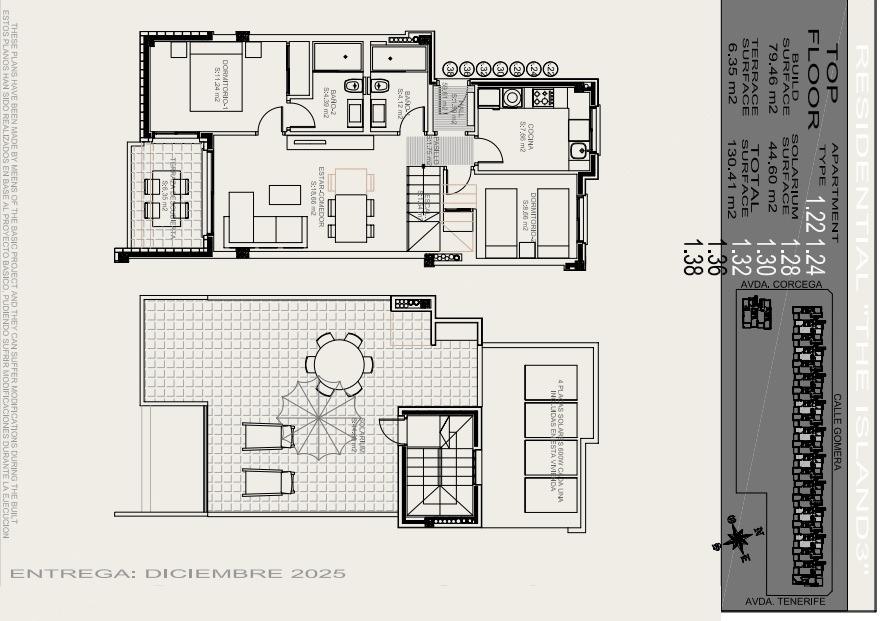 Bungalow in Torrevieja, Alicante, Spanien 2 Schlafzimmer, 79 m2 Nr. 135315