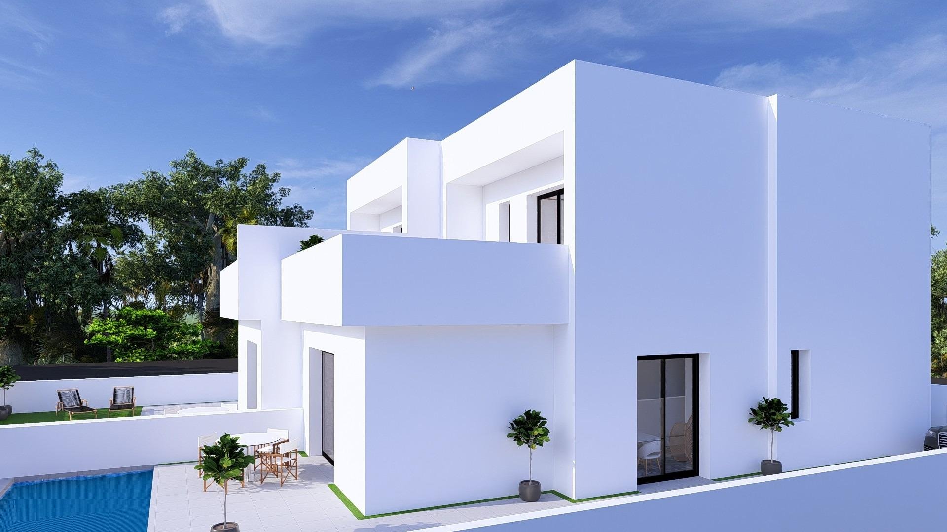 Villa a Daya Nueva, Alicante, Spagna 3 camere da letto, 130 mq. N° 196260