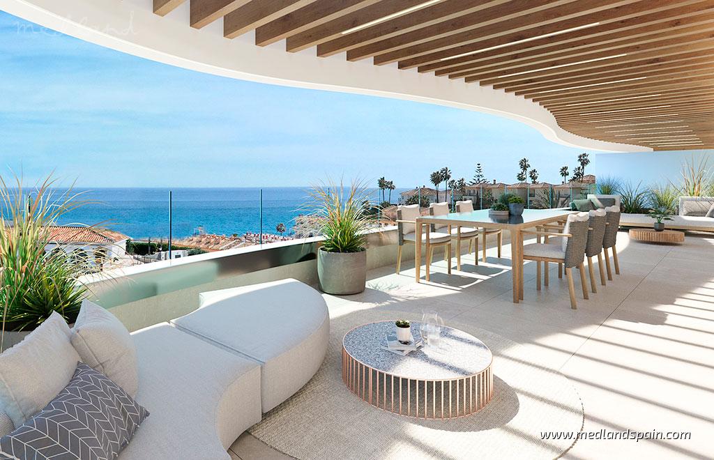 Wohnung in Mijas Costa, Malaga, Spanien 3 Schlafzimmer, 110 m2 Nr. 104905