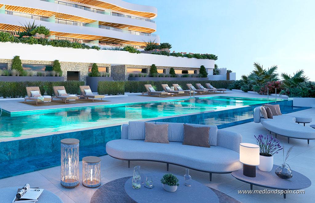 Wohnung in Mijas Costa, Malaga, Spanien 3 Schlafzimmer, 110 m2 Nr. 104905