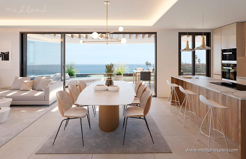 Wohnung in Mijas Costa, Malaga, Spanien 3 Schlafzimmer, 110 m2 Nr. 104905