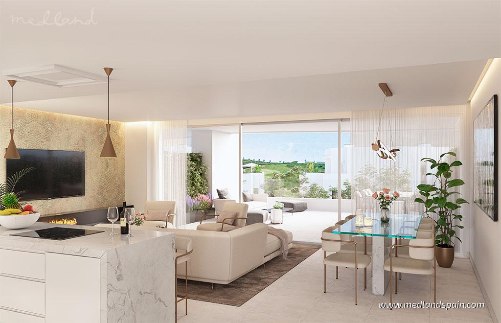 Apartment in San Roque, Cadiz, Spain 3 bedrooms, 108 sq.m. No. 104902