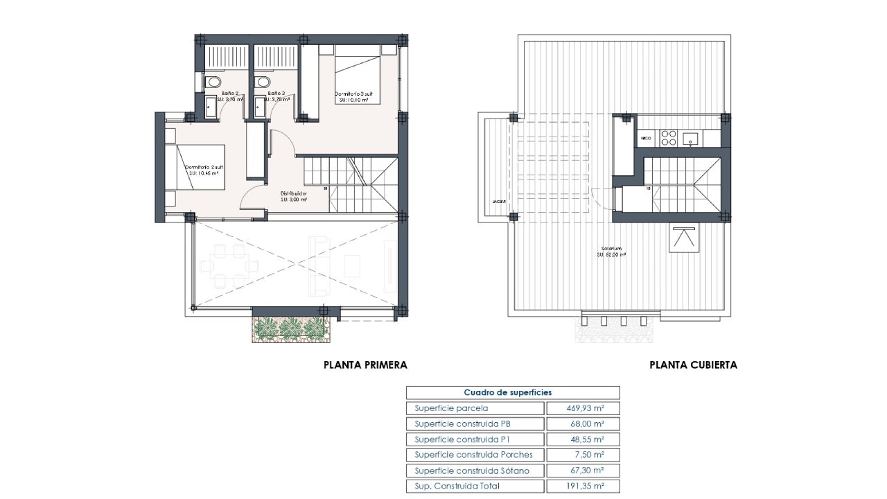 Villa in Laguna Azul, Ciudad Quesada, Alicante, Spagna 3 camere da letto, 116 mq. N° 52045