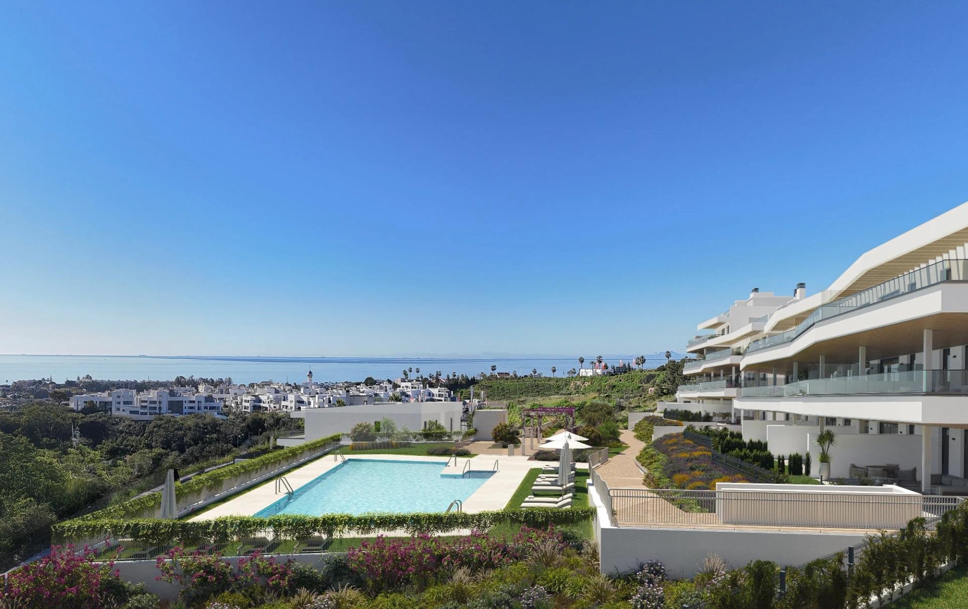 Takvåning i Estepona, Malaga, Spanien 3 sovrum, 173 kvm. Nr. 169724