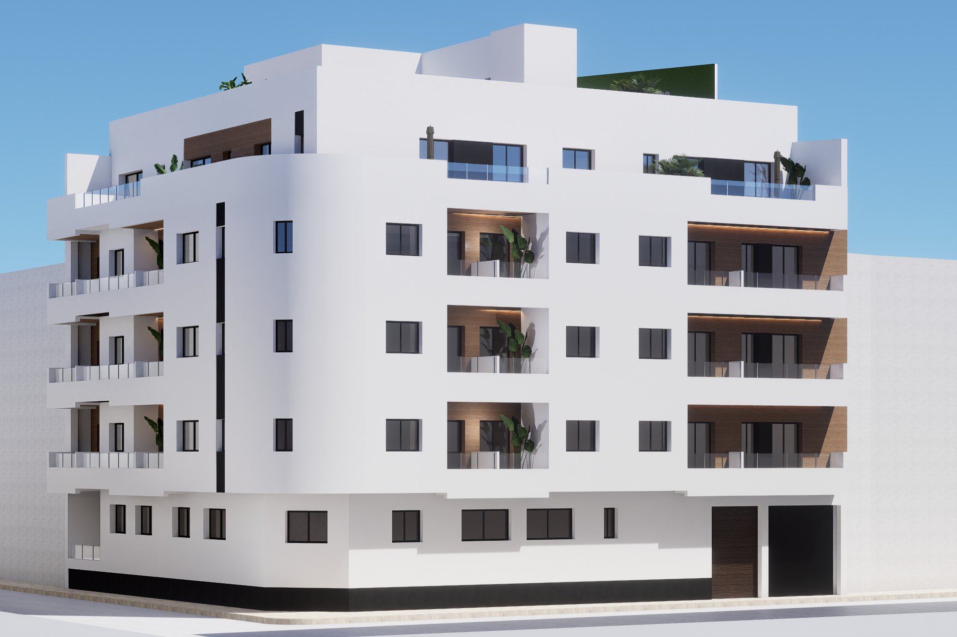 Takvåning i Torrevieja, Alicante, Spanien 1 sovrum, 95 kvm. Nr. 193311