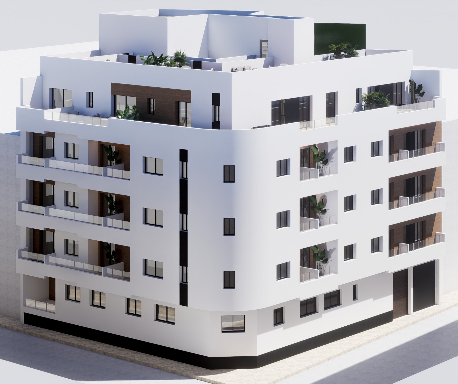 Takvåning i Torrevieja, Alicante, Spanien 1 sovrum, 95 kvm. Nr. 193311
