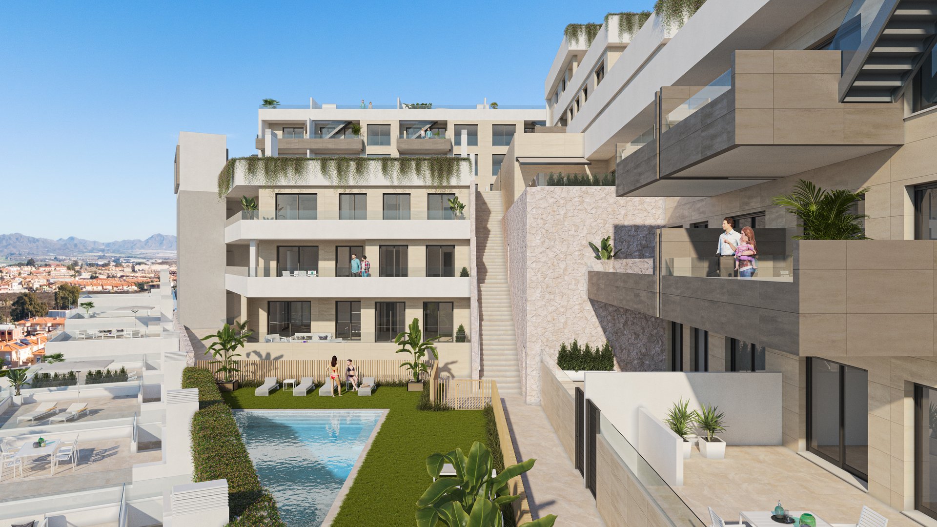 Huoneisto Aguilas, Murcia, Espanja 2 makuuhuonetta, 82 m2 No. 195543