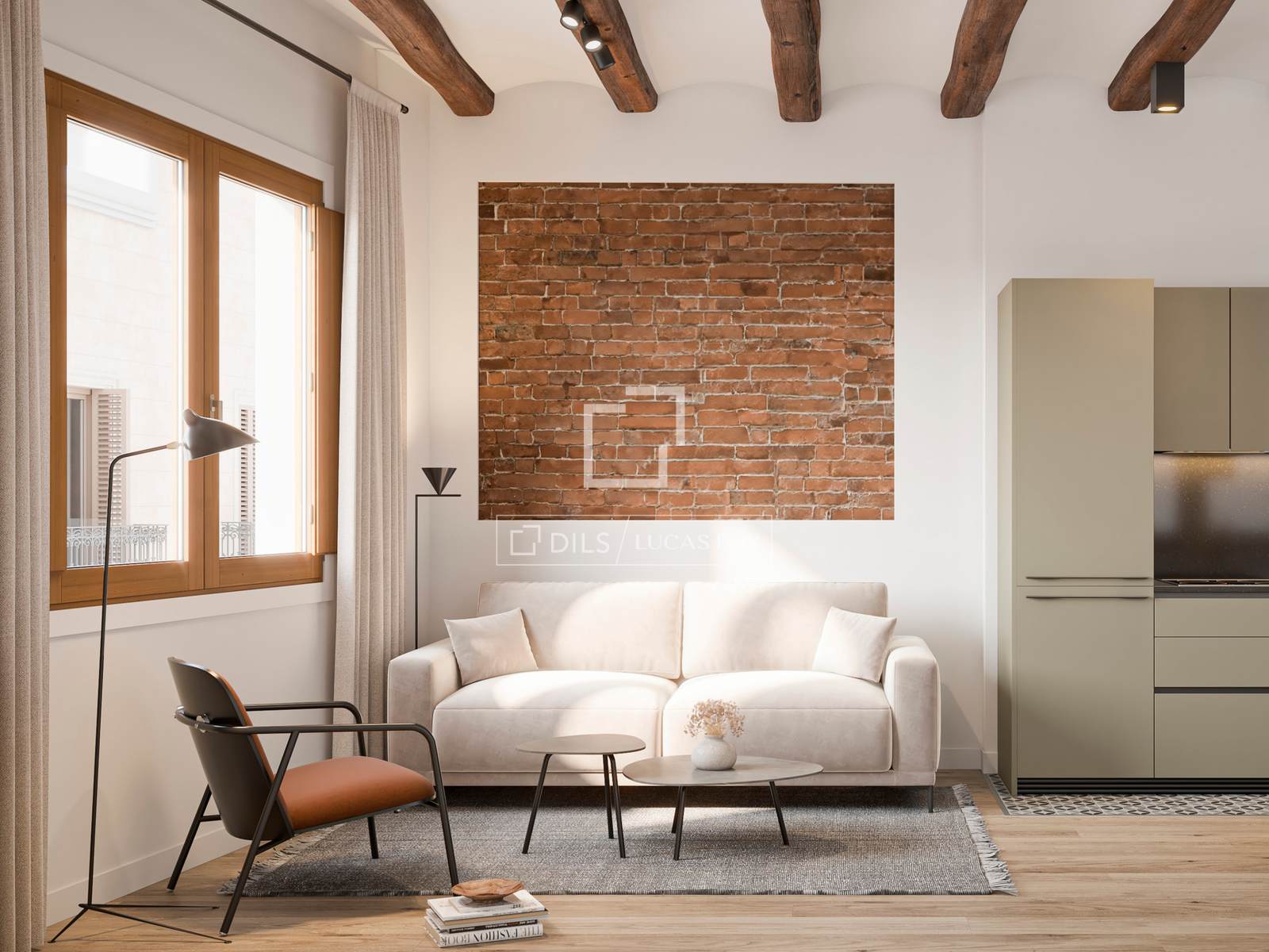 Huoneisto Barcelona, Espanja 2 makuuhuonetta, 41 m2 No. 160841