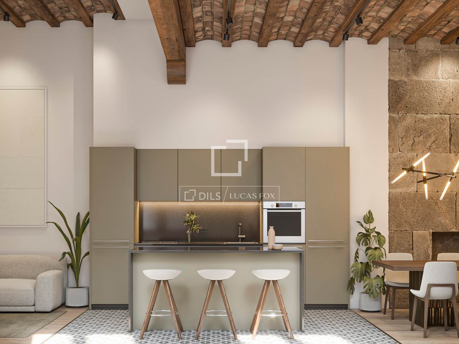 Huoneisto Barcelona, Espanja 2 makuuhuonetta, 41 m2 No. 160841