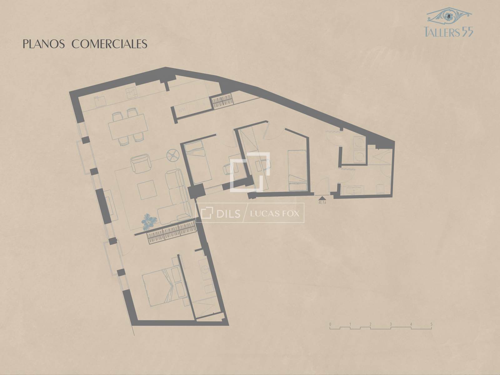 Dzīvoklis Barcelona, Spānijā 3 istabas, 108 m2 Nr. 150727