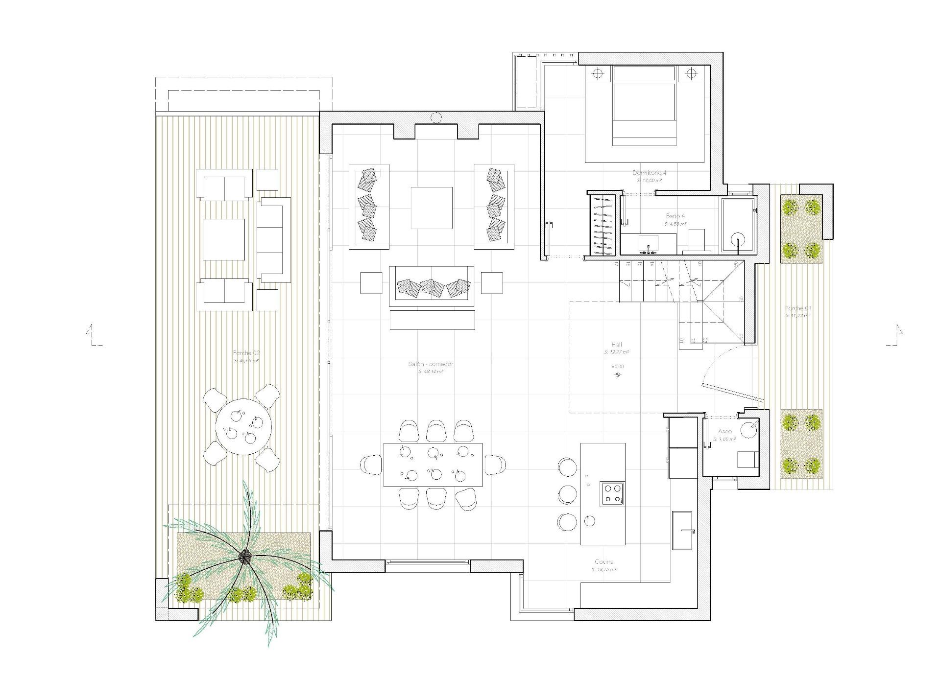 Villa i Estepona, Malaga, Spanien 5 sovrum, 376 kvm. Nr. 169546