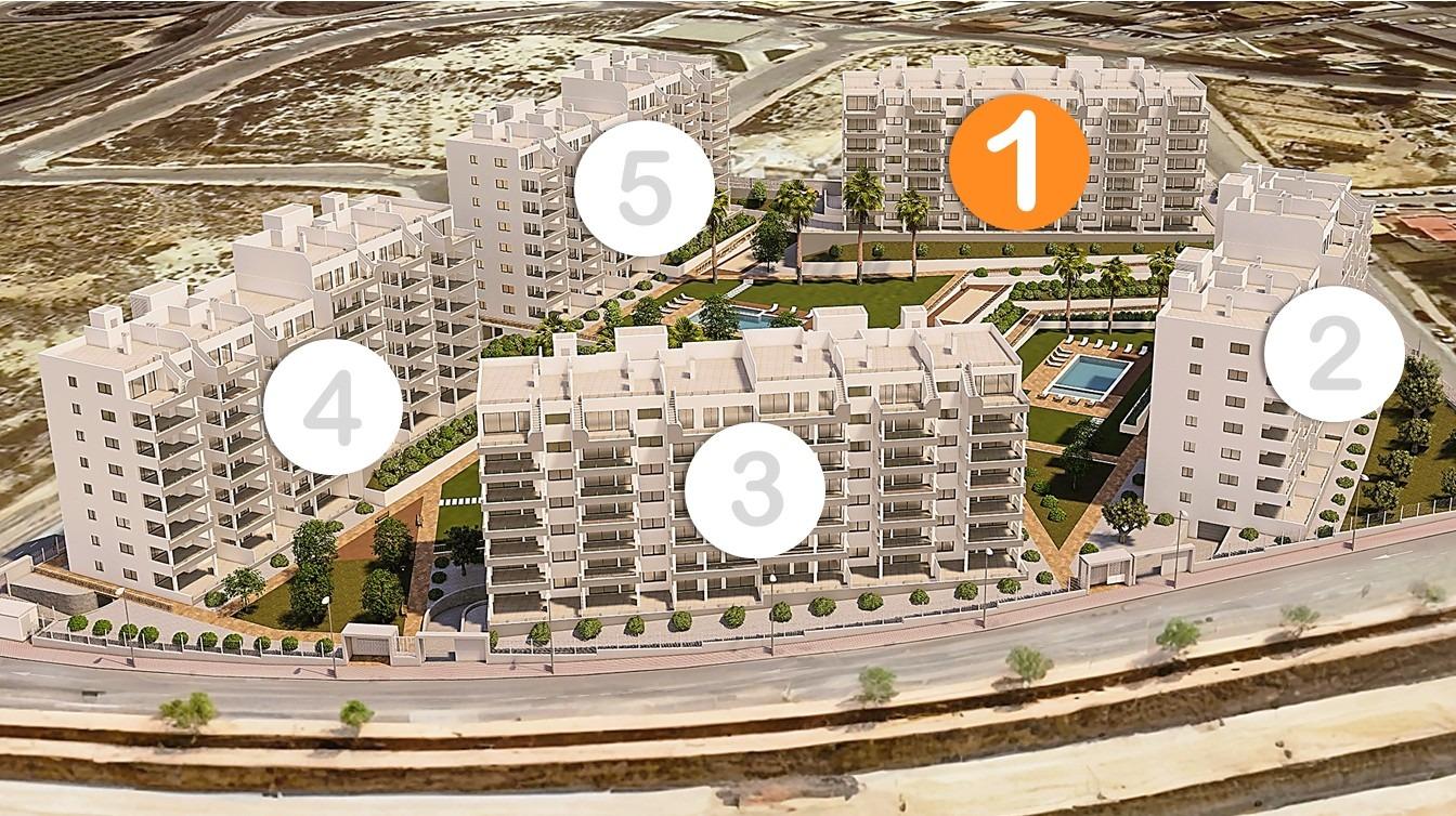 Appartamento a San Miguel de Salinas, Alicante, Spagna 3 camere da letto, 121 mq. N° 112526
