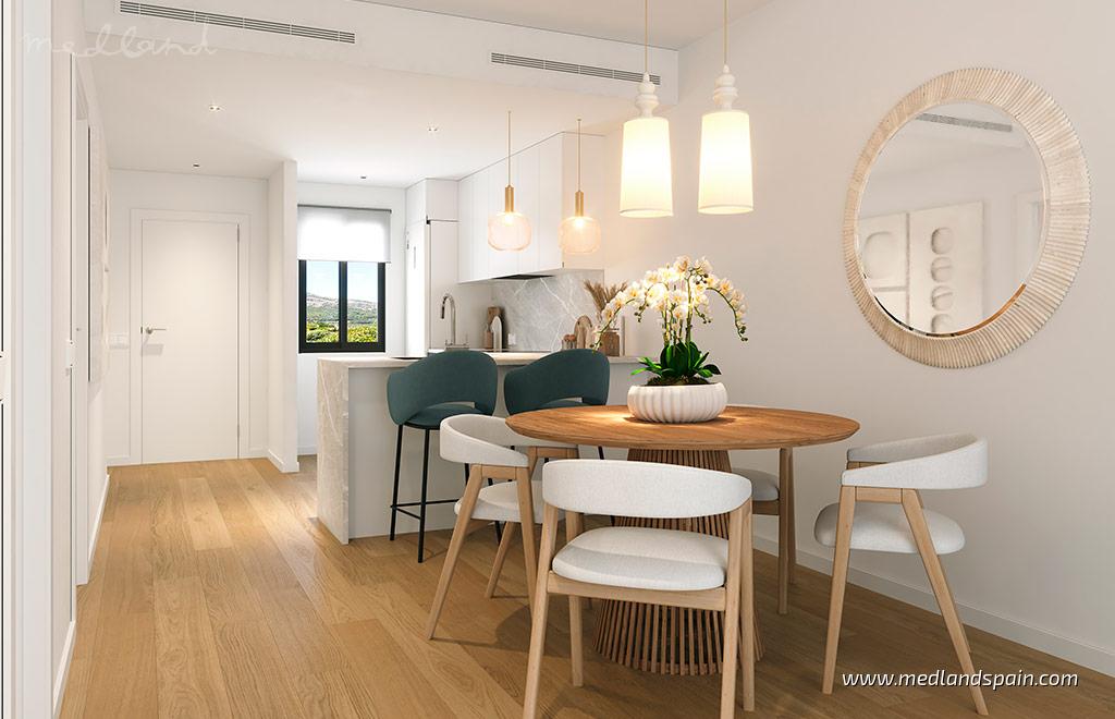 Квартира в Л'Альбир, Аликанте, Испания 2 спальни, 73м2 №144506