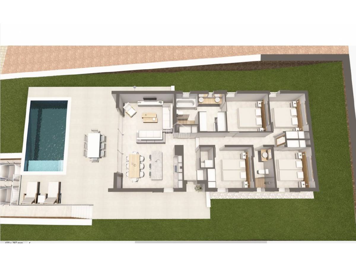 Land plot in Es Mercadal, Menorca, Spain 4 bedrooms,  No. 65360