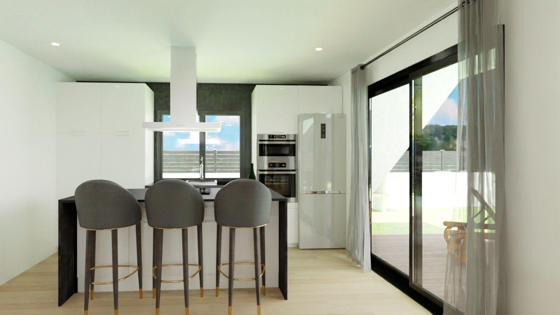 Villa i Hondon De Las Nieves, Alicante, Spanien 3 sovrum, 128 kvm. Nr. 179765