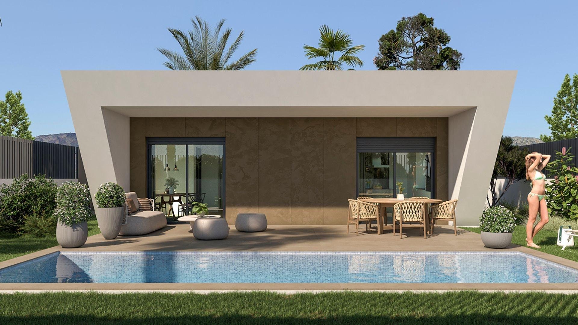 Villa i Hondon De Las Nieves, Alicante, Spanien 3 sovrum, 128 kvm. Nr. 179765