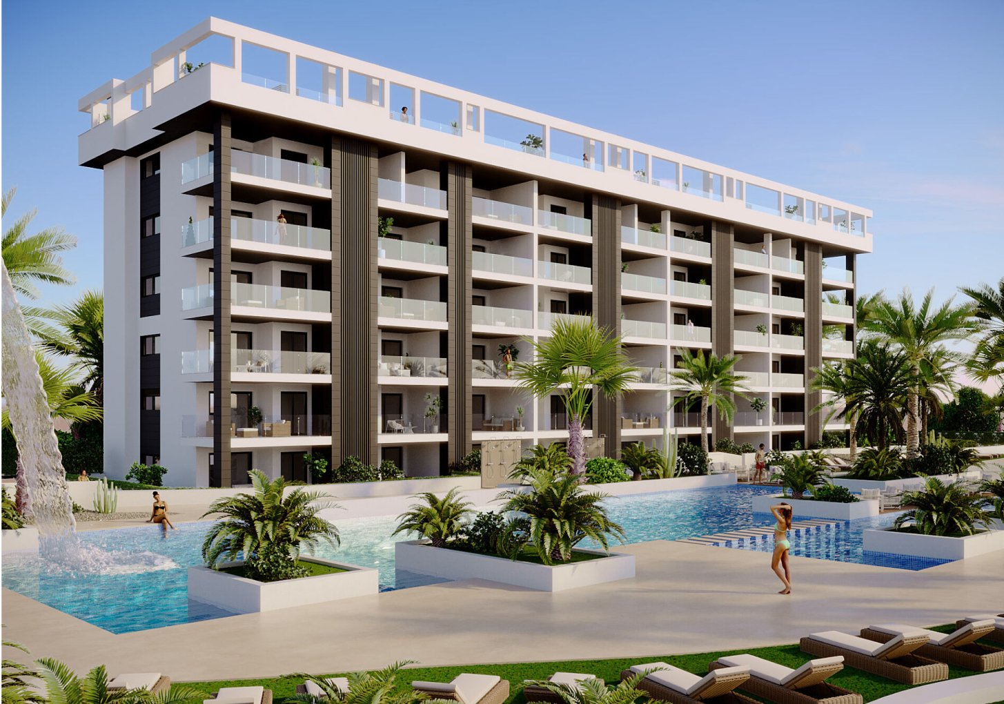 Appartamento a Torrevieja, Alicante, Spagna 3 camere da letto, 96 mq. N° 163346