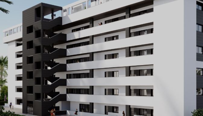 Appartamento a Torrevieja, Alicante, Spagna 3 camere da letto, 96 mq. N° 163346