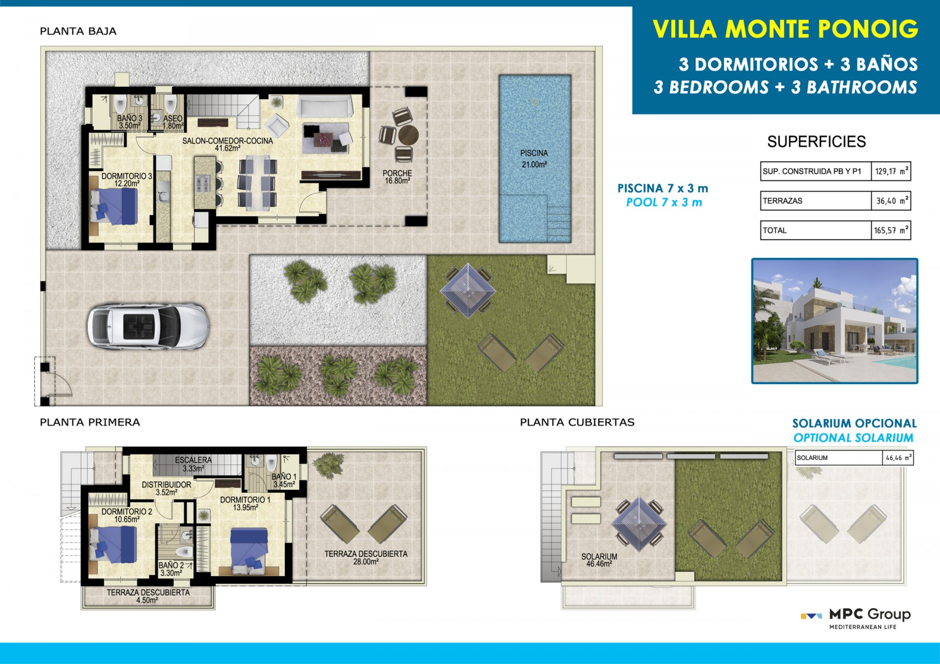 Talo Alicante, Espanja 3 makuuhuonetta, 130 m2 No. 113600