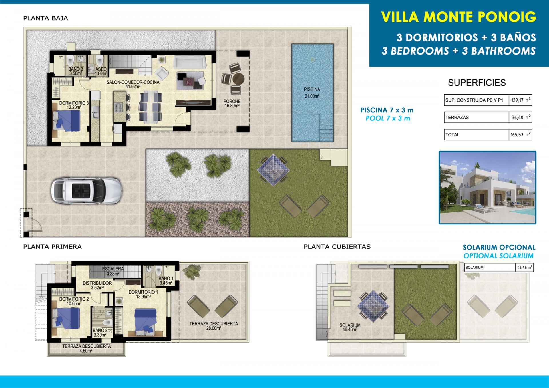 Talo Alicante, Espanja 3 makuuhuonetta, 130 m2 No. 113600