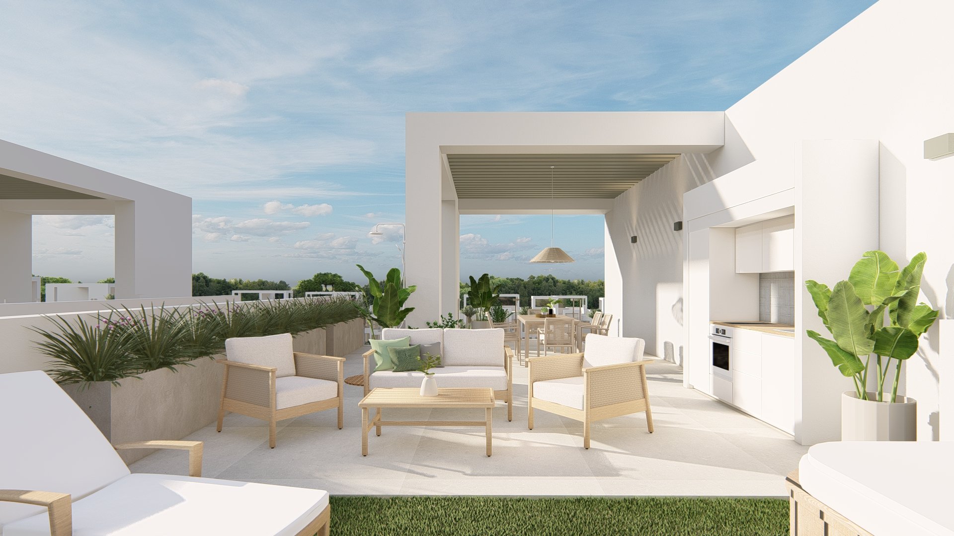 Appartamento a Los Alcazares, Murcia, Spagna 3 camere da letto, 177 mq. N° 179538