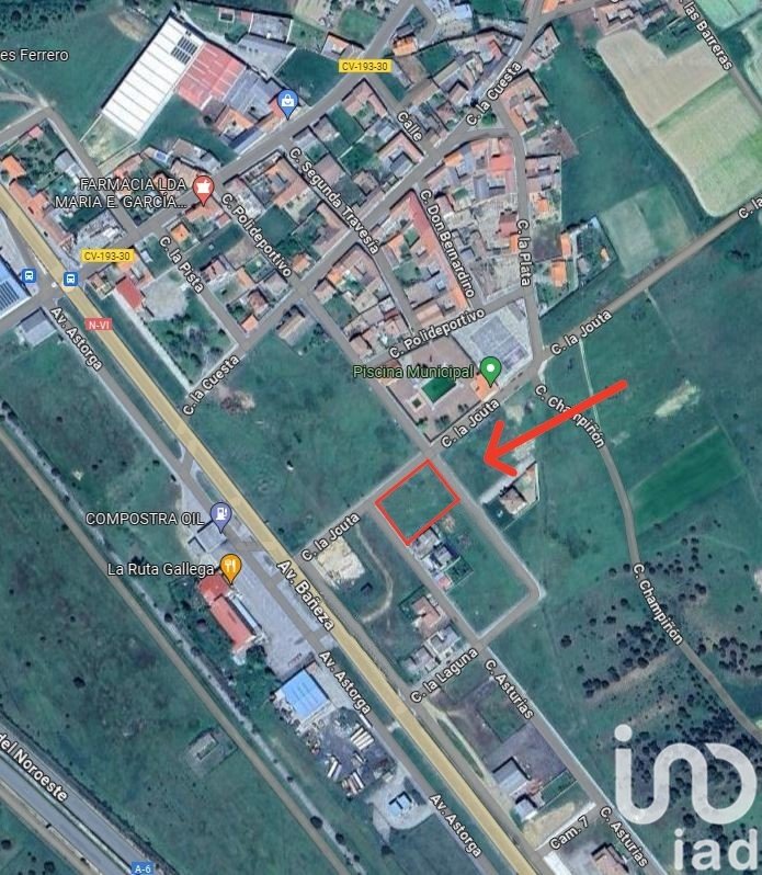 Land plot à Riego De La Vega, Leon, Espagne 2254 m2 No. 186134