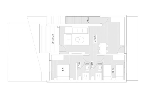 Layout 2 bedrooms, 86.11 sq.m. in HORIZON II in San Miguel de Salinas, Spain No. 171928