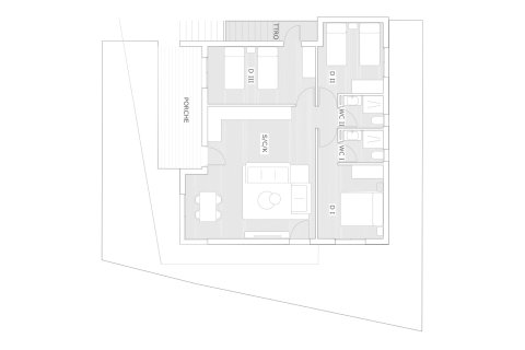 Layout 3 bedrooms, 97.33 sq.m. in HORIZON II in San Miguel de Salinas, Spain No. 171930