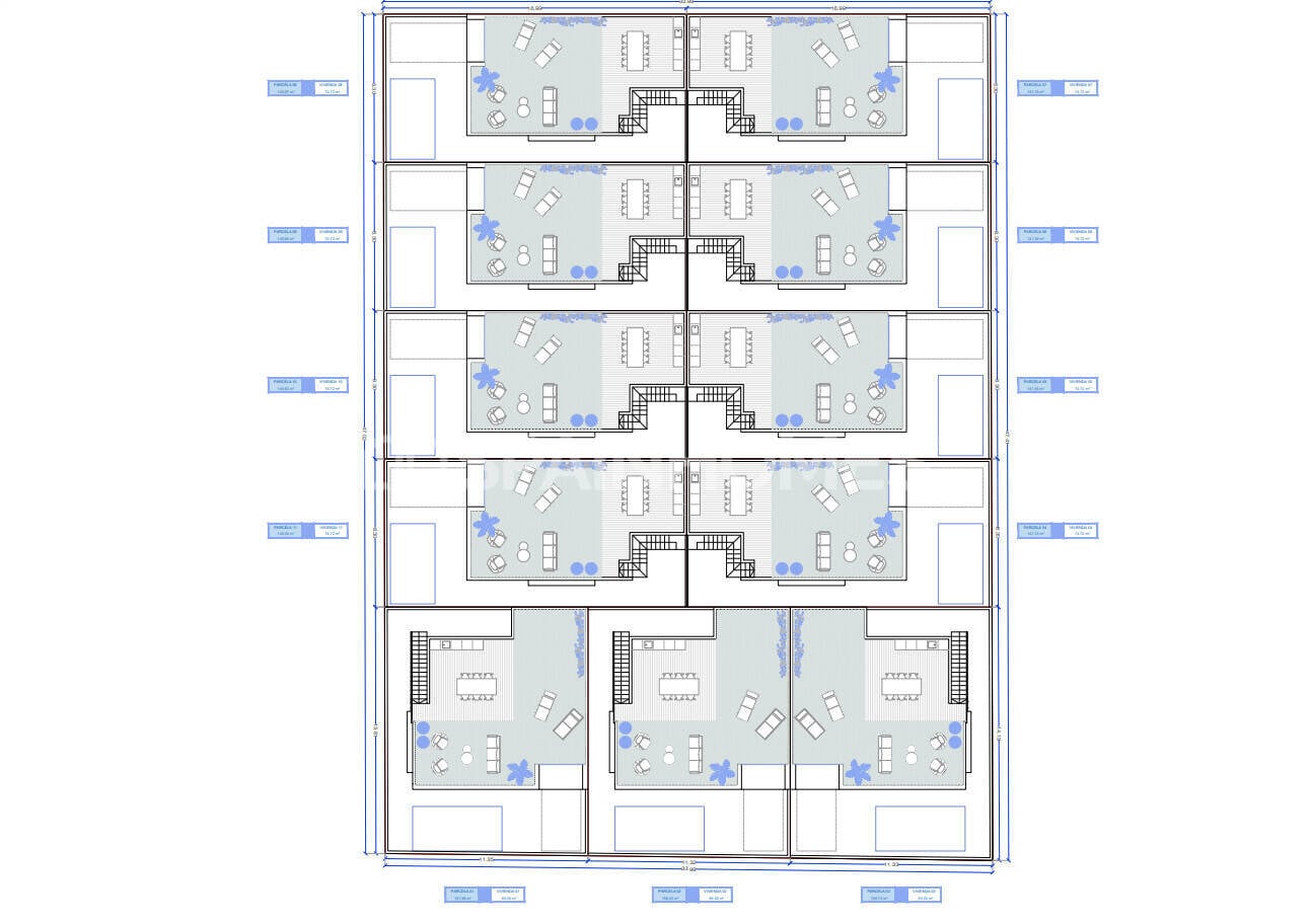 Villa i Torre-Pacheco, Murcia, Spanien 3 sovrum, 85 kvm. Nr. 168684