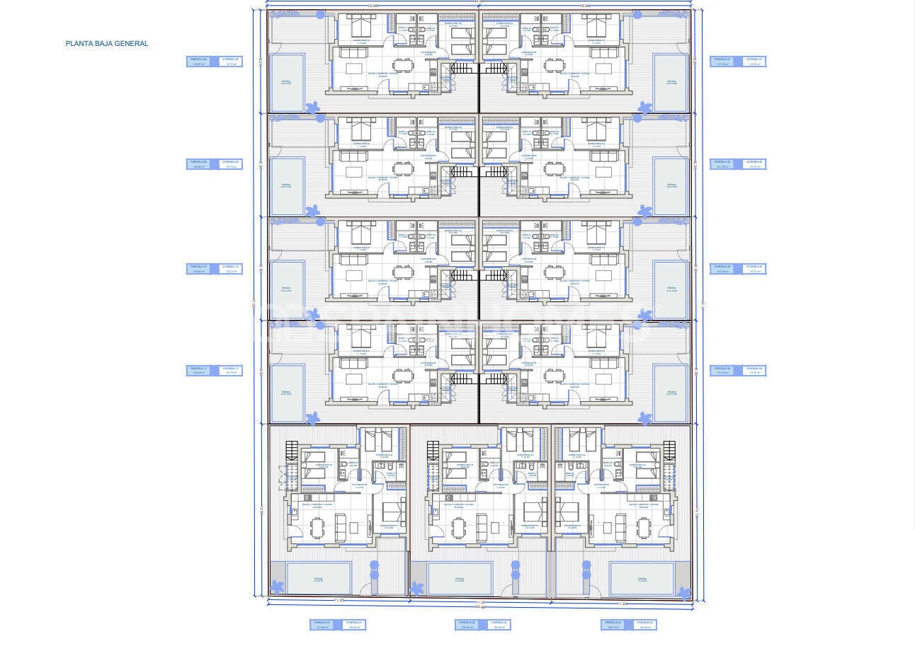 Villa i Torre-Pacheco, Murcia, Spanien 3 sovrum, 85 kvm. Nr. 168684