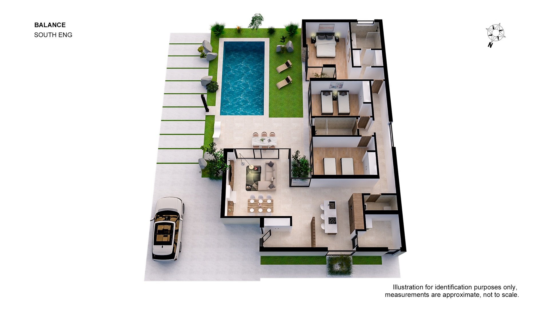 Villa à Murcia, Espagne 3 chambres, 128 m2 No. 67712