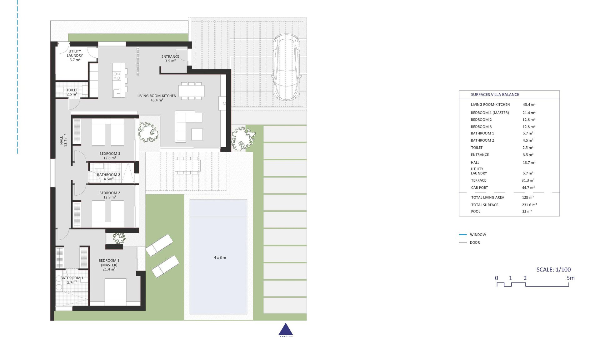 Villa in Murcia, Spanien 3 Schlafzimmer, 128 m2 Nr. 67713