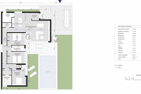 Villa in Murcia, Spain 3 bedrooms, 128 sq.m. No. 67713