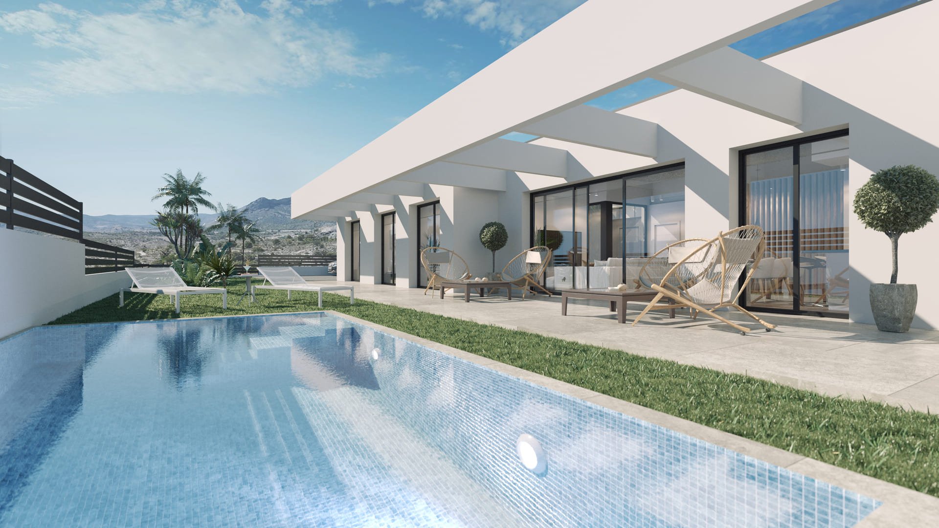 Huvila Benidorm, Alicante, Espanja 3 makuuhuonetta, 472 m2 No. 180600