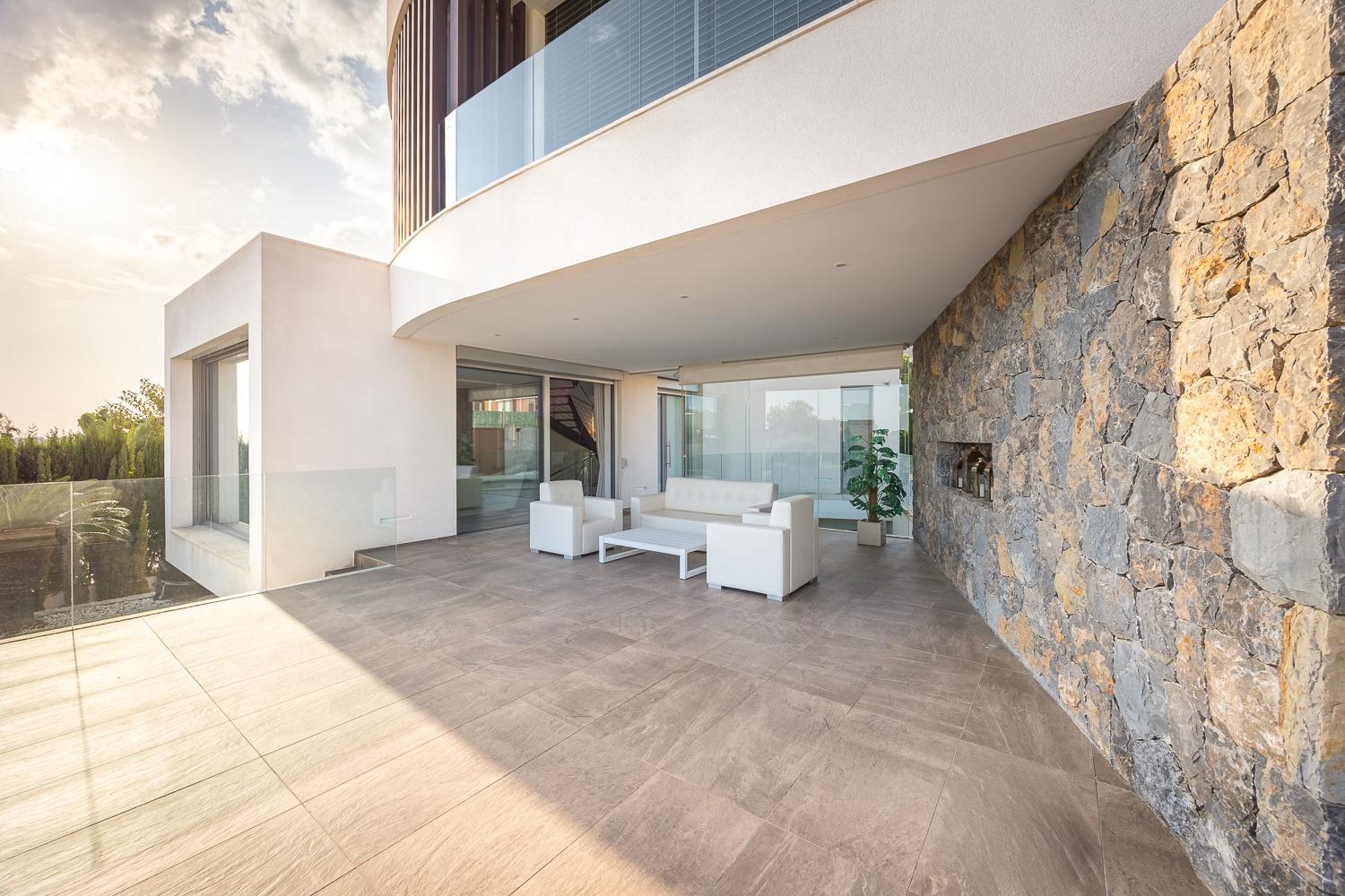 Villa i Finestrat, Alicante, Spanien 3 sovrum, 386 kvm. Nr. 165620