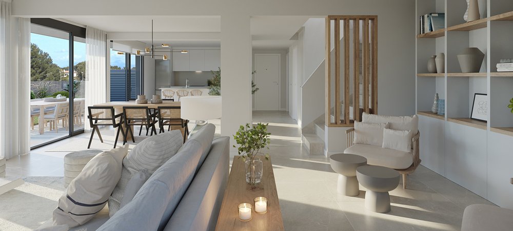 Villa en Llucmajor, Mallorca, España 4 dormitorios, 124 m2 No. 103882