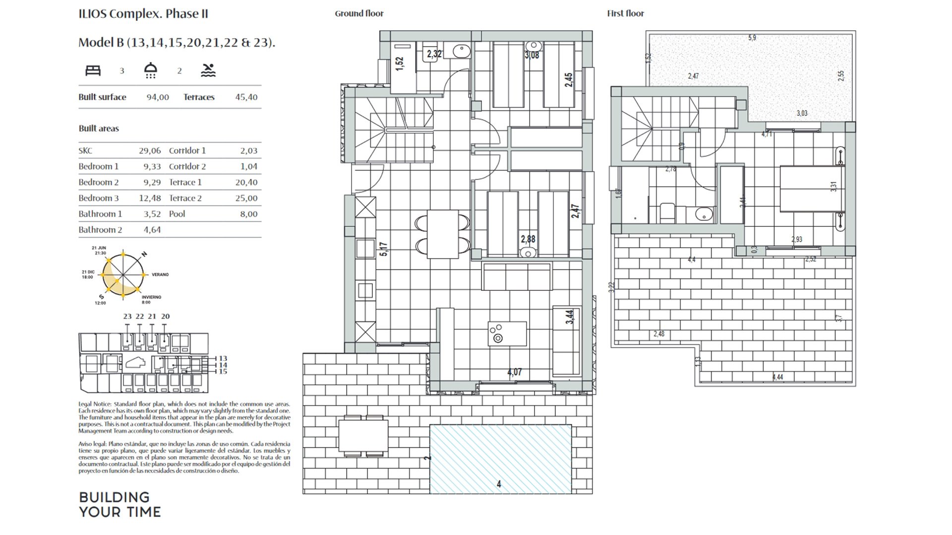 Villa en ILIOS, Orihuela, Alicante, Espagne 3 chambres, 94 m2 No. 55070