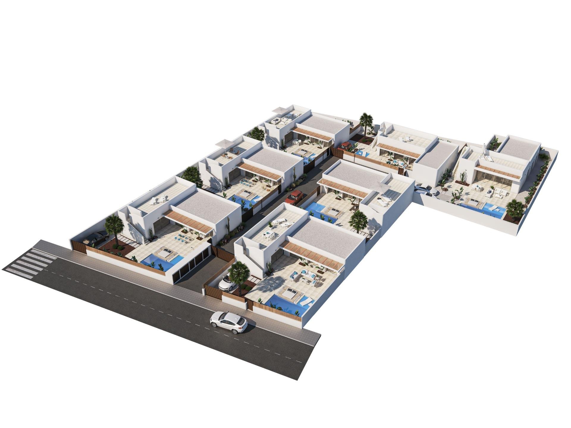 Villa i Los Alcazares, Murcia, Spanien 3 sovrum, 112 kvm. Nr. 97477