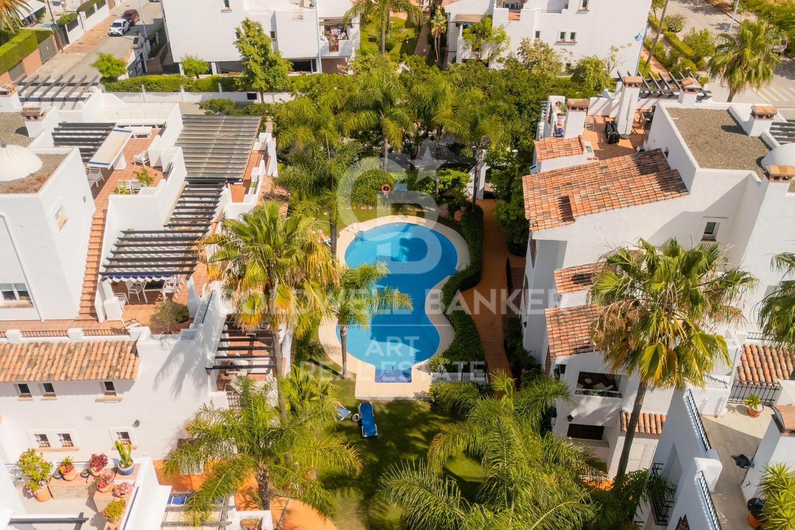 Takvåning i Marbella, Malaga, Spanien 3 sovrum, 180 kvm. Nr. 158029