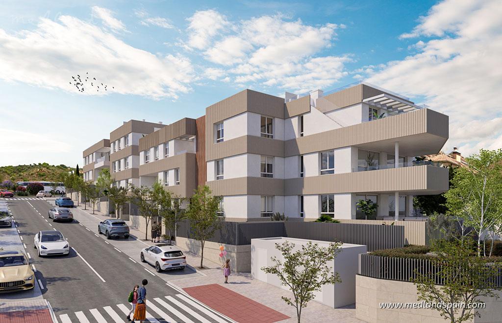 Appartamento a Estepona, Malaga, Spagna 3 camere da letto, 130 mq. N° 151244
