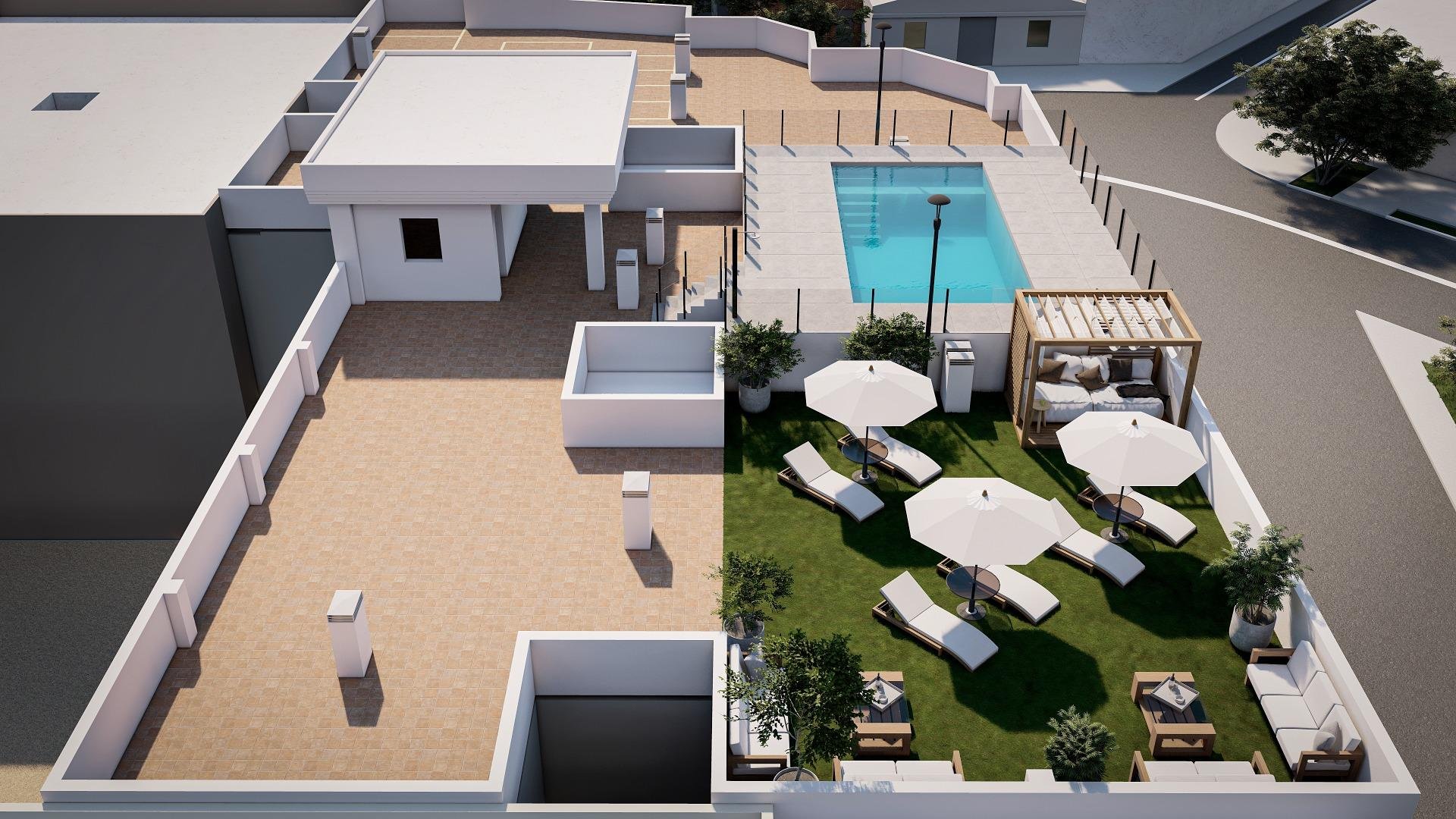 Appartamento a San Miguel de Salinas, Alicante, Spagna 3 camere da letto, 102 mq. N° 183261