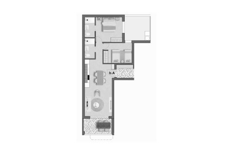 Layout 2 bedrooms, 73.54 sq.m. in O-Porto Beach in Torre de la Horadada, Spain No. 166813