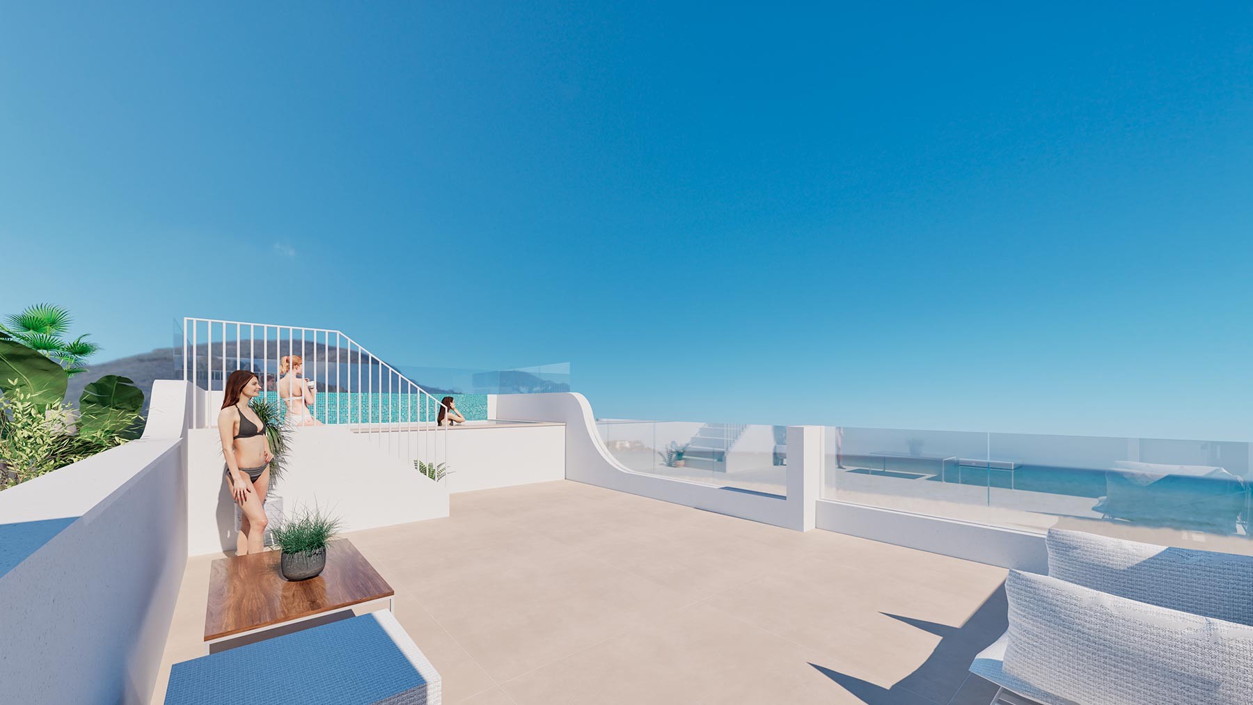 Bungalowi Pilar de la Horadada, Alicante, Espanja 2 makuuhuonetta, 46 m2 No. 112295